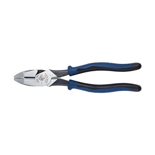 Klein® Journeyman™ J213-9NE Diagonal Cutting Plier, 1.375 in Nominal Capacity, Cross-Hatched Knurled Jaw, 1.91 in L x 1.25 in W x 0.62 in Thk Jaw, 9.55 in Overall Length, Side Cut Type, Induction Hardened Steel Jaw, No Insulated