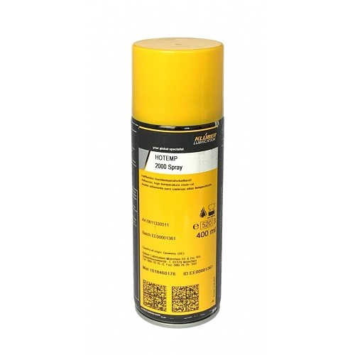 Klueber Lubrication Hotemp 2000 0811330511 Lubricating Oil, Spray Can Container