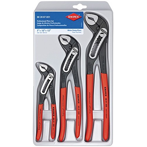 Knipex® 002007US1 Pliers Set, Alligator Pliers Type, 3 Piece