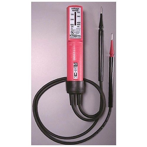 Knopp 14460 Voltage Tester, Maximum Measurable Voltage: 120/240/480/600 VAC, 120/240/600 VDC