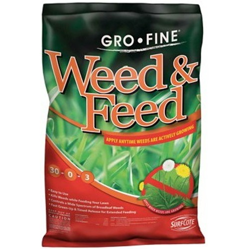 Knox Fertilizer GF23339 Weed & Feed Fertilizer, 39 lb Bag, 15000 sq-ft Cover Area