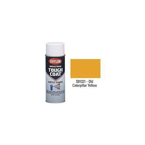 Krylon Products Group A01321000T Spray Paint, 16 oz Container, Liquid Form, Yellow, 20 to 25 sq-ft Coverage, 1 hr Tack Free, 4 hr Recoat Curing