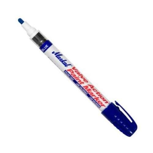 LA-CO® Markal® 434-96825 Liquid Paint Marker, 1/8 in Tip, Medium, Blue