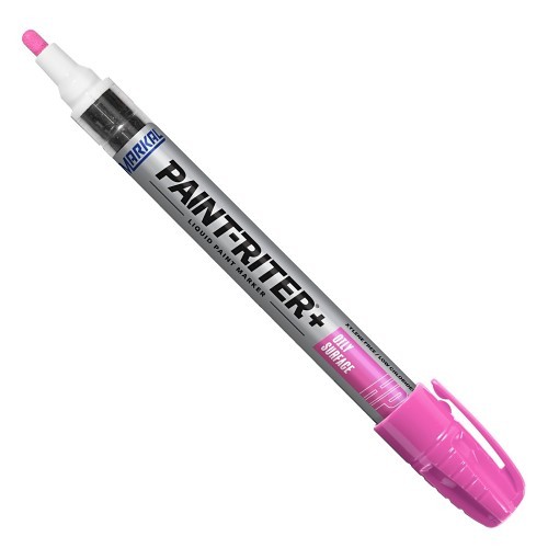 LA-CO Industries Markal® 703869 Paint Marker, 1/8 in Tip, Metal, Pink