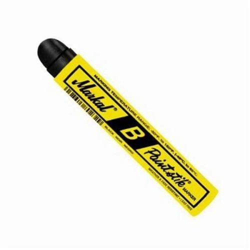 LA-CO Industries Markal® 759570 Painttick Marker, 11/16 in Tip, Round/Standard, Black