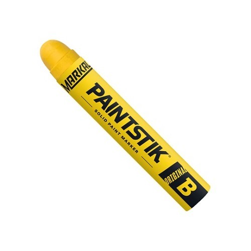 LA-CO Industries Markal® 80221 Paint Crayon, 11/16 in Tip, Round, Yellow