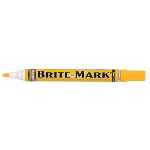 ITW Pro Brands Dykem® Paint Marker, Medium Tip, Yellow