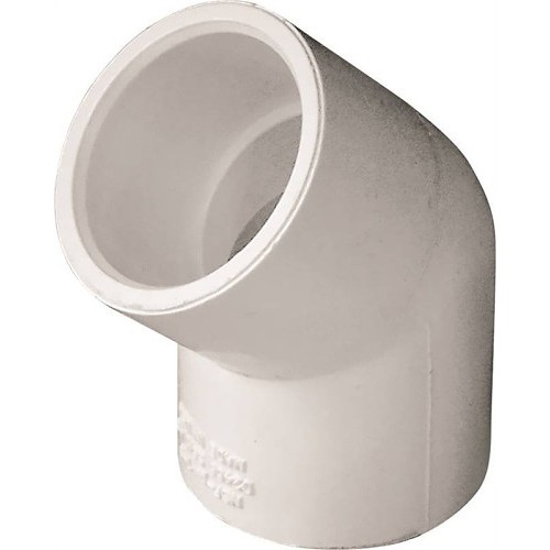 Lasco® 6111496 Pipe Elbow, 3/4 in Nominal, Slip, SCH 40/STD Schedule, PVC