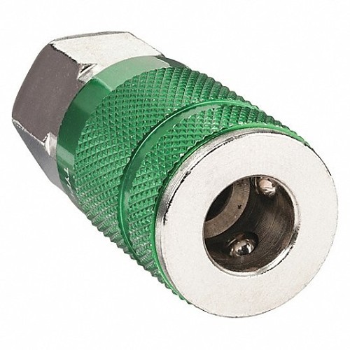 Legacy™ A71410B-X Pneumatic Coupling, Quick-Connect Hose, 1/4 in Nominal, FNPT, Aluminum/Steel