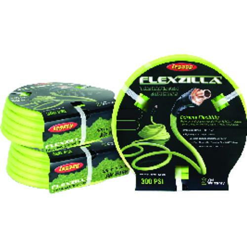 Legacy™ Flexzilla® LX55HFZ1425YW2 Air & Multi-Purpose Hose, MNPT, 25 ft Length, 300 psi Working