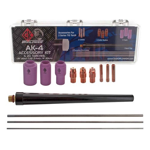 Lenco AK-4 TIG Accessory Kit, For Use With: 20 and 25 Series Torches