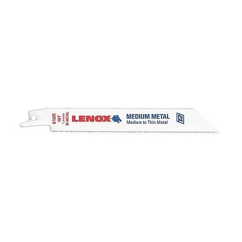 Lennox 20529B618R Reciprocating Saw Blade, 6 in Length, 3/4 in Width, 18 TPI, Bi-Metal Body