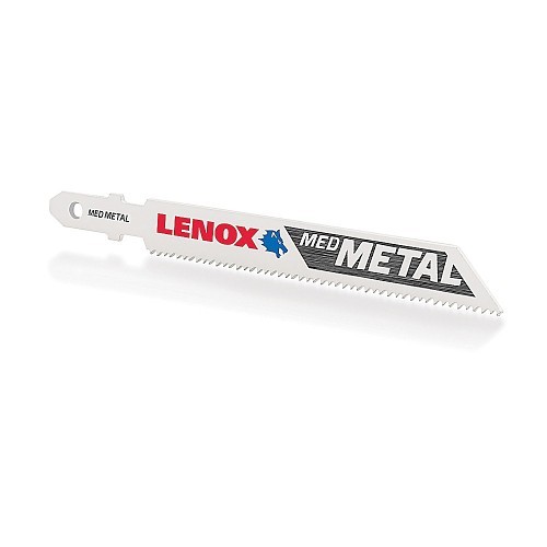 Lenox® 1991577 Metal Cutting High Strength Jig Saw Blade, 3-5/8 in L x 3/8 in W, 32, Bi-Metal Body