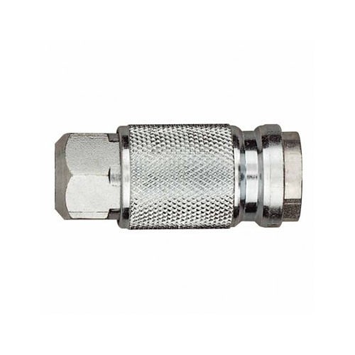 Lincoln® 438-815 Coupler, 1/4 in Nominal, FNPT, Steel