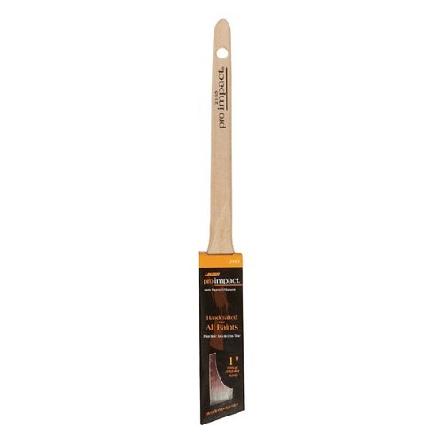 Linzer® 2163-0100 Paint Brush, 1 in Brush, Polyester Blend Brush, Wood Handle