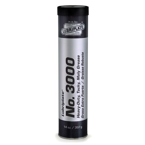 Lubriplate® L0108-098 3000 Multi-Purpose Grease, 14.5 oz Cartridge, Solid, Black, 15 to 300 deg F