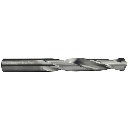 M.A. Ford® 24682 Jobber Length Drill, 3/8 in Drill - Letter, 118 deg Point, Carbide, Uncoated