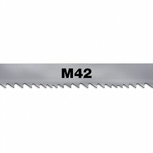 M.K. Morse® ZWEAC1014M42 Portable Band Saw Blade, 18 ft-3 in Length, 1/4 in Width, 0.025 in Thickness, 10/14 TPI, Bi-Metal Body