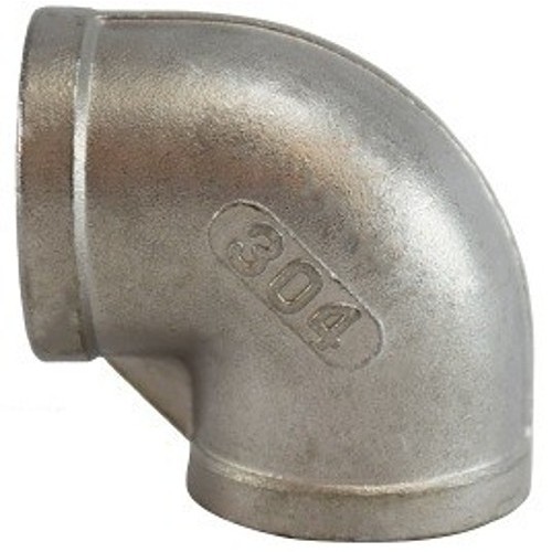 Merit Brass M601-16 Pipe Elbow, Elbow Fitting/Connector, 1 in Nominal, 316 Stainless Steel