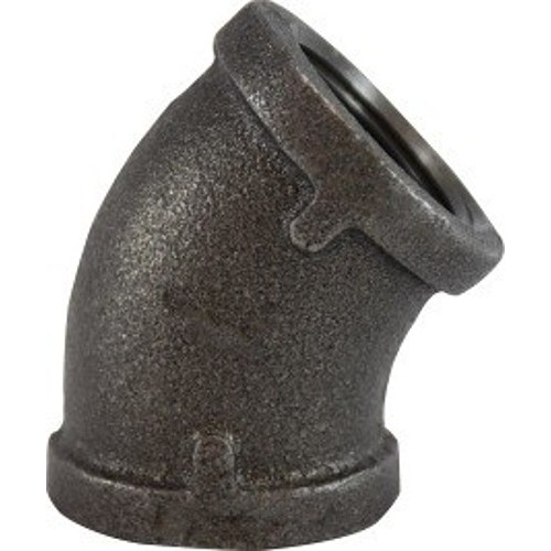 ASC 5230040 Pipe Elbow, Elbow Fitting/Connector, 3/4 in Nominal, Malleable Iron