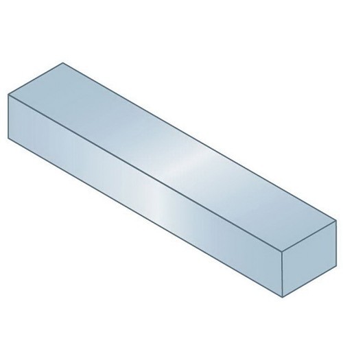 MAK-A-KEY 3102500312-12 Imperial Undersized Keystock, 1 ft L x 5/16 in W x 1/4 in H, Carbon Steel, Zinc Clear Trivalent