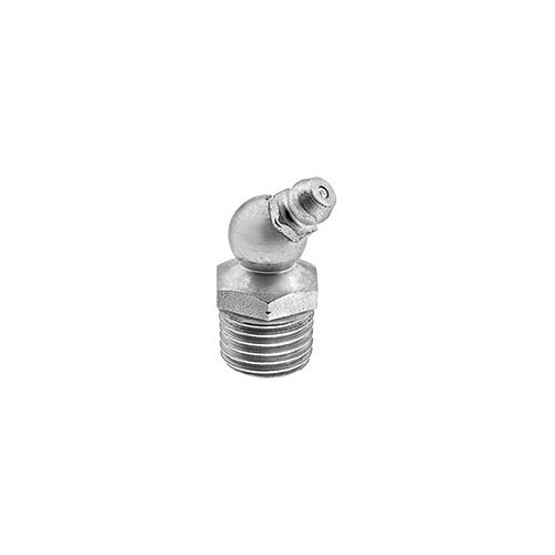 Adapter, M12 x 1.5 mm Thread, 23 mm Overall Length, Zinc Plated, Steel, 6.5 mm Shank Length