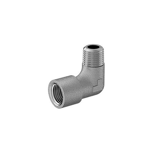 Pneumatic Elbow, British Standard Extreme-Pressure 90 deg, 1/8-28 Nominal, Brass