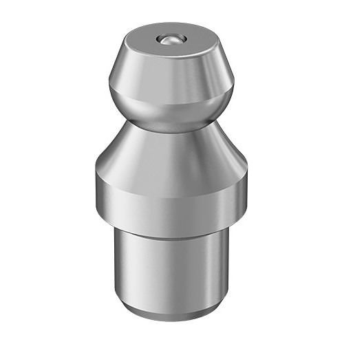 Grease Fitting, 6 mm Thread, Zinc Plated, Steel, 5.5 mm Shank Length