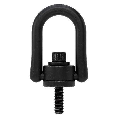 Hoist Ring, 1000 lb Load, 180 deg Pivot Angle, 360 deg Swivel, 3/8-16 Thread