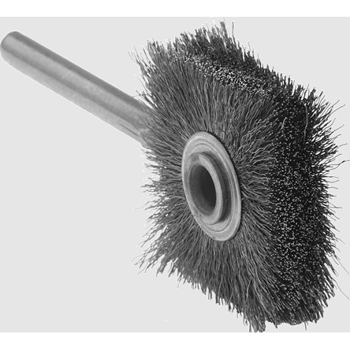 MCMASTER-CARR® 4889A4 Cleaning Brush with Shank, 1 in Dia Brush, 3-1/4 in Overall Length