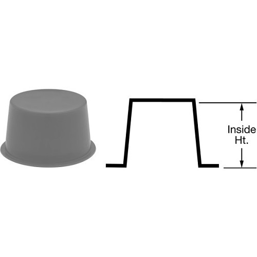 Pipe Plug, 1/2 in Nominal, NPT, Polyethylene