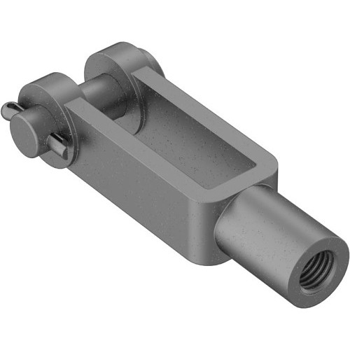 Rod End, Yoke, 5/16-24, Carbon Steel