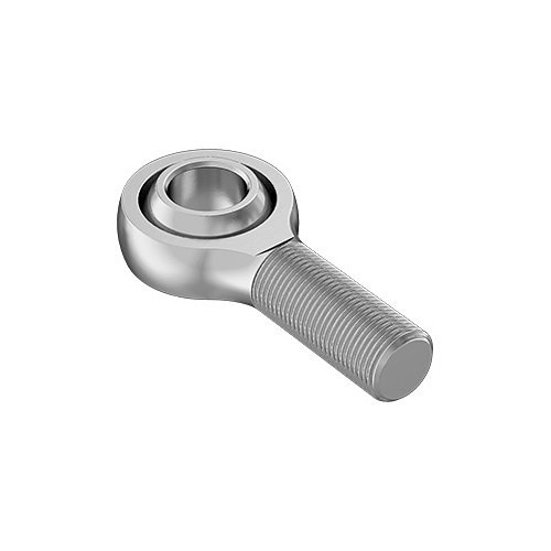 Rod End, Ball Joint, 3/4-16, Carbon Steel, Right Hand Thread, 2-7/8 in Shank, Zinc Plated