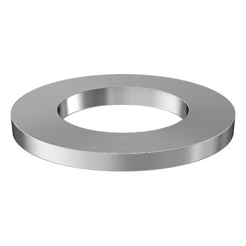 Bellville Disc Spring, 1-1/4 in Nominal, Stainless Steel, 1-1/4 in Inside Dia, 2-1/4 in Outside Dia, 0.19 in Thickness, 10500 lb at Deflection, 10500 lb at Flat, Material Grade: 17-7 pH, 0.225 in Overall Height