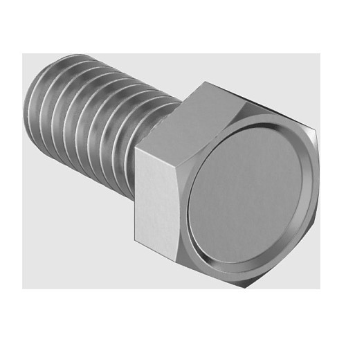 MCMASTER-CARR® 93075A192 Hex Head Screw, #8-32, 3/8 in Length Under Head, Steel, Zinc Plated, Measurement System: Imperial