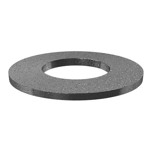 Bellville Disc Spring, M6 Nominal, Steel, 6.2 mm Inside Dia, 12.5 mm Outside Dia, 0.7 mm Thickness, 148 lb at Deflection, 191 lb at Flat, Chrome Vanadium Steel, 1 mm Overall Height