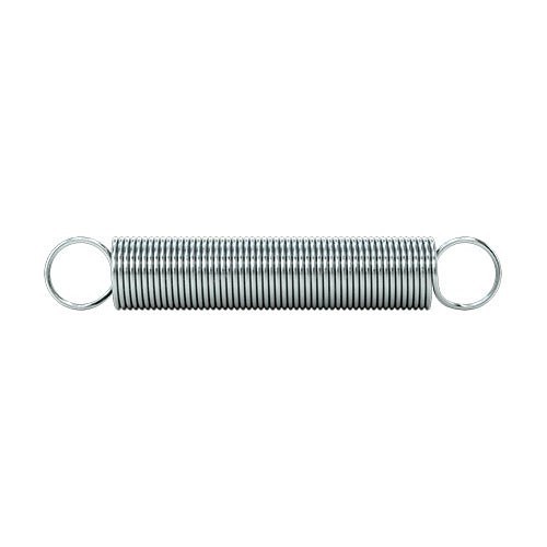 Extension Spring, 7/16 in Outside Dia, 2-3/4 in Overall Length, Steel