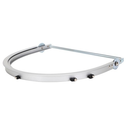 MCR Safety 102FB Face Shield Bracket Fit, Light Weight, Aluminum, Silver, ANSI Z87+