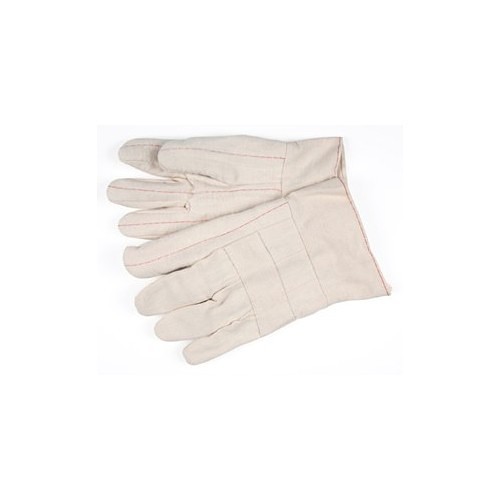 MCR Safety 9128 Work Gloves, Large, #9, 5 ANSI Heat Level, Cotton/Polyester, Band Top Cuff, Resists: Heat