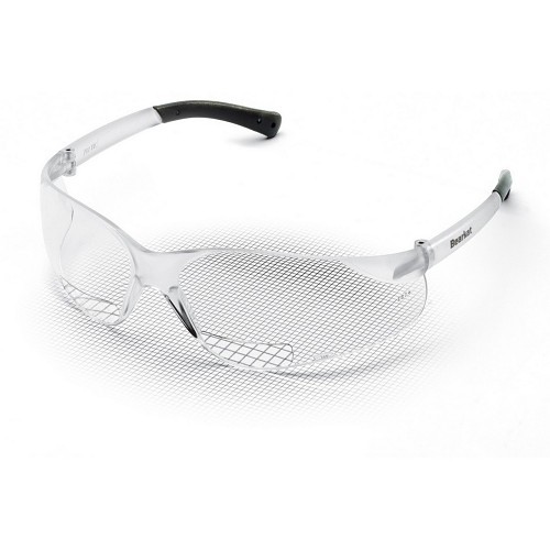 MCR Safety BearKat® BKH20 Safety Glasses, Duramass Hard Coat Lens Coating, Clear Lens, Frameless/Wrap Around, Polycarbonate Lens, Universal