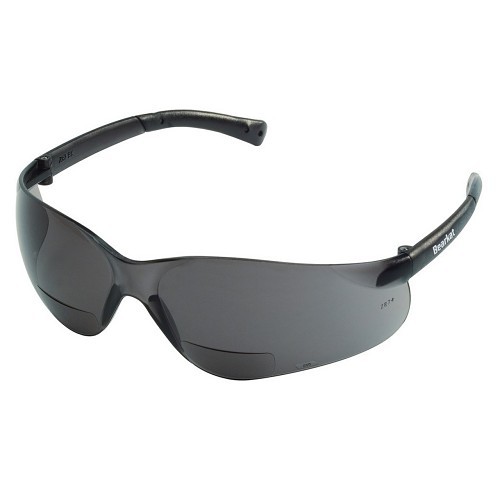 MCR Safety BearKat® BKH20G Safety Glasses, Duramass Hard Coat Lens Coating, Gray Lens, Frameless/Wrap Around, Polycarbonate Lens, Universal