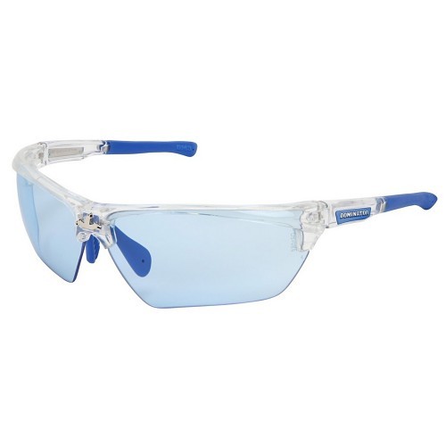MCR Safety Dominator™ DM1323PF Safety Glasses, MAX6 Anti-Fog Lens Coating, Light Blue Lens, Clear Frame, Polycarbonate Frame
