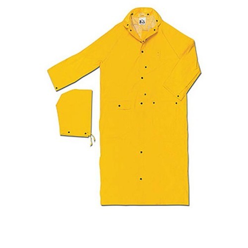 MCR Safety MCR260CX2 Rainsuit, Unisex, 2X-Large, Yellow, Polyester/PVC, 60 in Inseam Length, Detachable, 60 in Chest