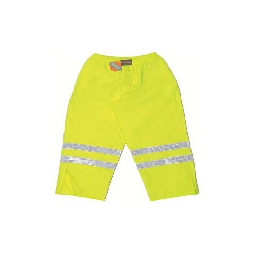 MCR Safety MCR598RPWL Rain Pant, Fluorescent Lime, Polyester Polyurethane, Large