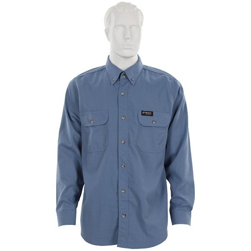 MCR Safety SBS1006X2T Electrical Protection Shirt, X2/Tall, Medium Blue, Inherent Blend