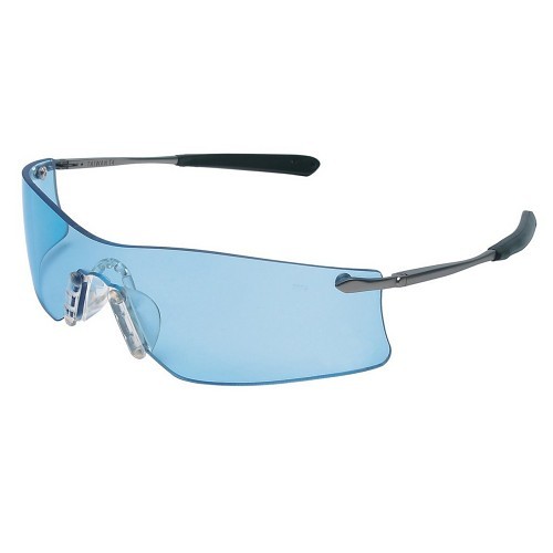 MCR Safety Rubicon® T4113AF Safety Glasses, Duramass Anti-Fog Lens Coating, Light Blue Lens, Polycarbonate Frame, Polycarbonate Lens, Universal