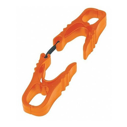 MCR Safety UCDO Gloves Clip, Specifications: 0.75 in Opening, Plastic, Orange