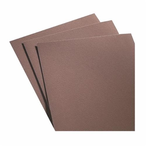 Norton® Metalite® 66261126338 K225 Coated Sanding Sheet, 11 in L x 9 in W, P120 Grit, Fine Grade, Aluminum Oxide Abrasive, Cloth Backing