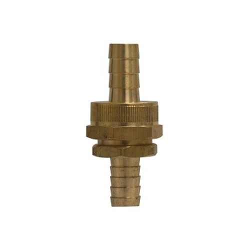 Midland Industries 30459 Short Shank Garden Hose Coupling Set With Hex Nut, Coupling, 3/4 in, Brass