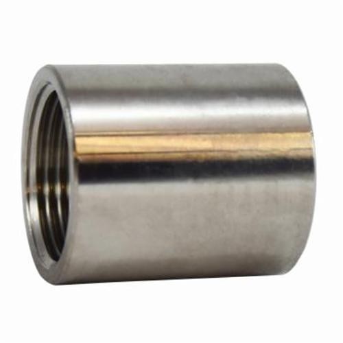 Midland Industries 63418B OD Machined Coupling, 2 in Nominal, NPT End Style, 150 lb, SCH 40/STD, ASTM A-351 316 Stainless Steel, Import